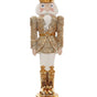 13" Gold Nutcracker On Base