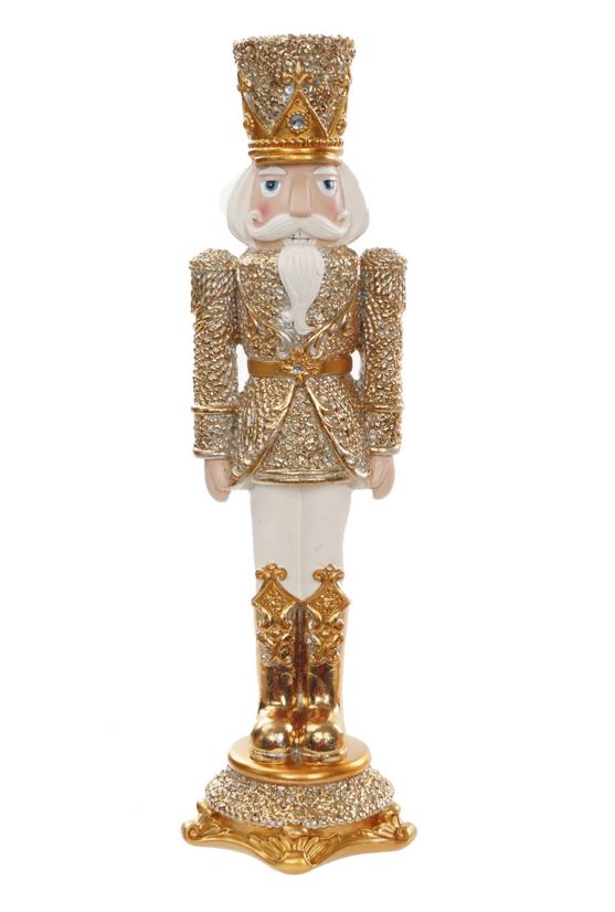 13" Gold Nutcracker