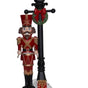 18" Nutcracker with Lamp Post Battery Operated