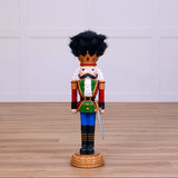 3 FT Red, Green, & Blue Nutcracker with Multicolor LED Lights