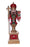 4 FT Red King Nutcracker with Staff & Gifts