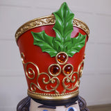 5 FT Red & Green Nutcracker with Music & Multicolor LED Battery Operated Lights