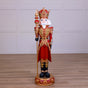 5 FT Red & Gold King Nutcracker with Music and Multicolor LED Lights