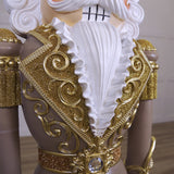 6 FT White & Tan Nutcracker