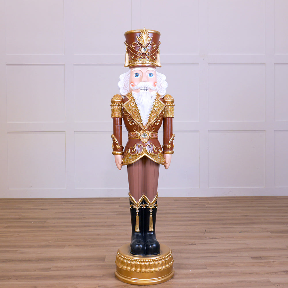 6 FT Brown & Tan Nutcracker