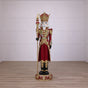 8 FT Red & Gold King Nutcracker with Music & Multicolor LED Lights