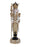 8 FT White & Gold King Nutcracker with Music & Warm White LED Lights