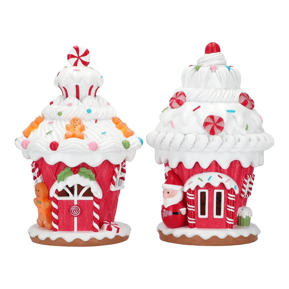 13" Candy Gingerbread House Assorted