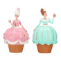 10" Pink & Mint Princess Cupcake Assorted