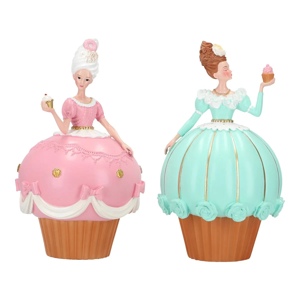 10" Pink & Mint Princess Cupcake Assorted