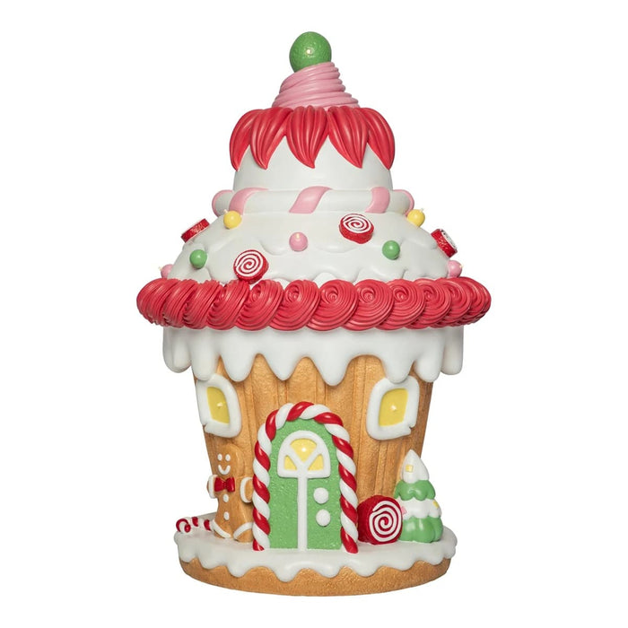 3.3 FT Red & Green Gingerbread Candy LED House