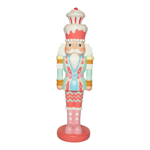 5 FT Pink & Blue LED Cupcake Nutcracker Battery Operated