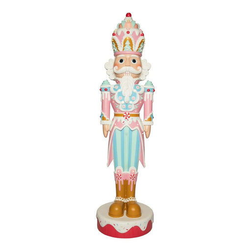 6 FT Pink & Blue King Nutcracker With LED Lights & Music