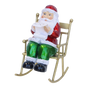 8" Santa In Rocking Chair