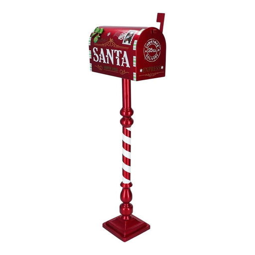 40" Santa's Metal Mailbox