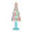 23" Pink & Blue LED Cake House On Base Battery Operated