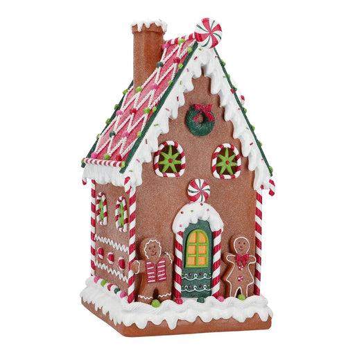 20" Gingerbread House With Battery Operated LED Lights