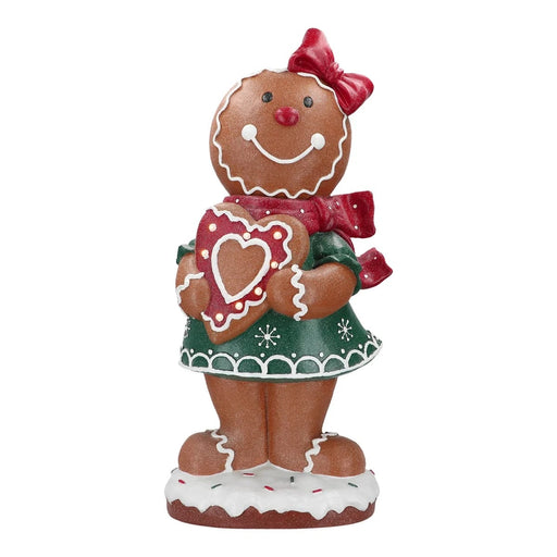 3 FT Gingerbread Girl with Battery Operated LED Lights