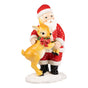 3 FT Lighted Standing Santa With Deer Battery Operated