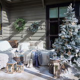 Grandis Fir Snowy Tree Pre-Lit Warm White Micro LED Lights