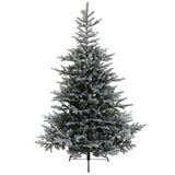 9 FT Grandis Fir Snowy Tree Pre Lit Warm White Micro Led Lights