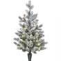 2 FT Allison Pottable Snowy Tree Micro Warm White LED