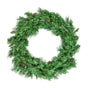 Valley Spruce Wreath Pre-Lit Clear LED Lights