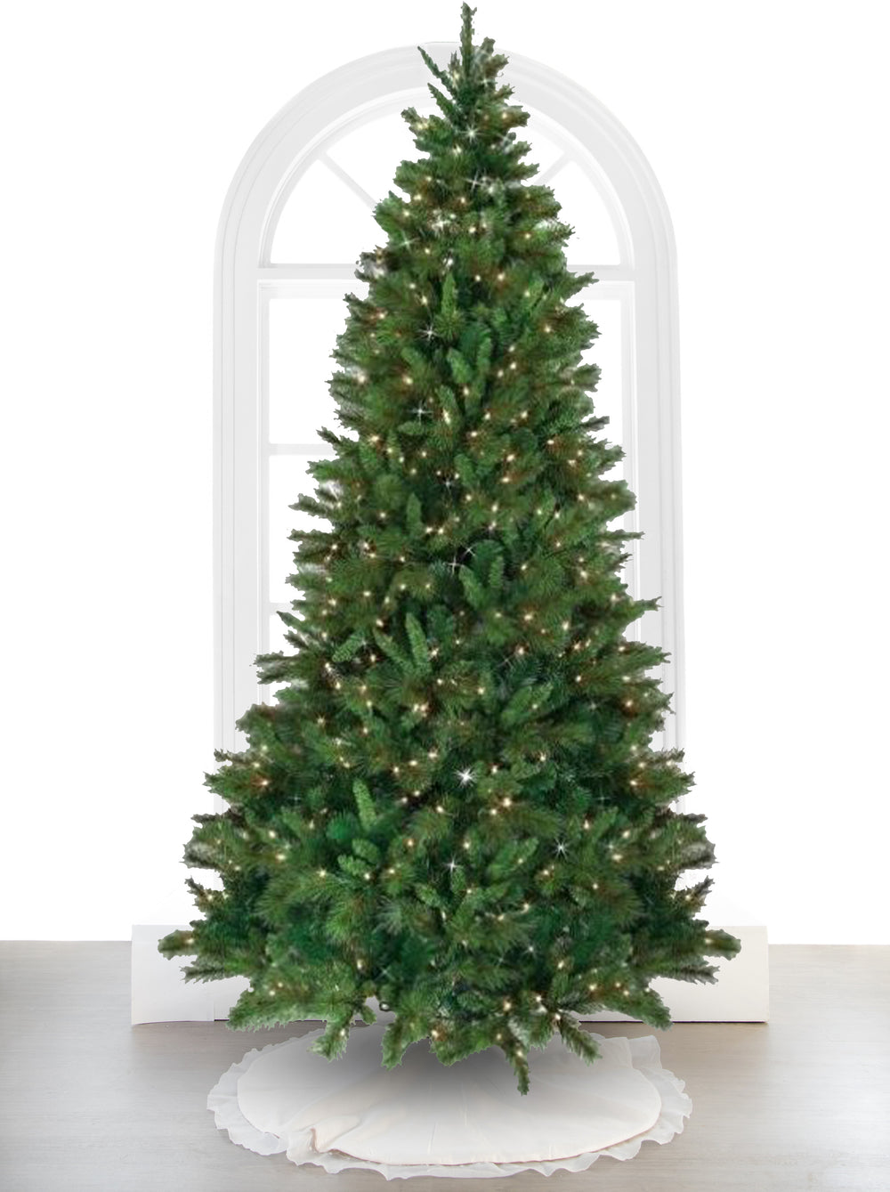 Belgium Mix Tree Pre-Lit Warm White LED Lights