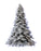 15 FT Snow Pine Slim Pre Lit Warm White LED Lights