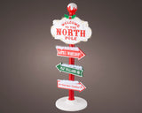 3 FT LED North Pole Sign