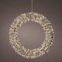 1.7 FT 600 Micro LED Warm White Gold Wreath