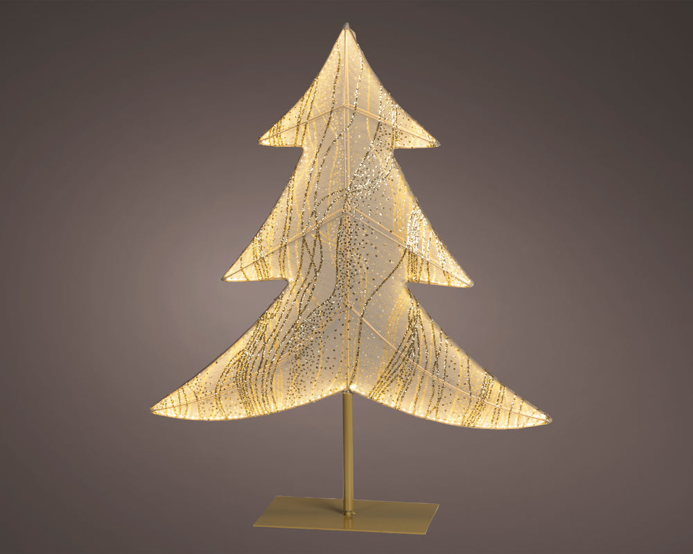 26" Warm White LED Tree On Stand