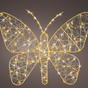 12" Micro Warm White & Classic Warm LED Gold Butterfly Battery Operated