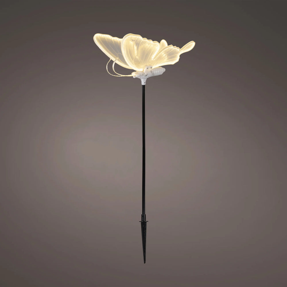8" Warm White LED Butterfly With Motion