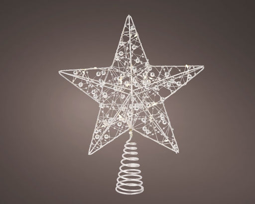 11" Silver Star Tree Topper