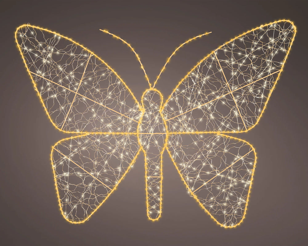 2.5 FT 700 Micro LED Classic Warm Gold Butterfly