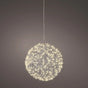 11" Hanging Wire Ball Pre Lit Micro Warm White LED