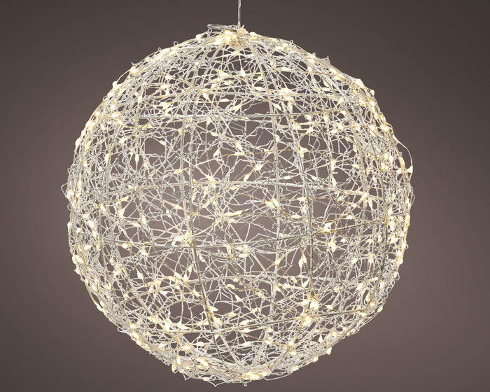 Hanging Wire Ball Pre Lit Micro Warm White LED
