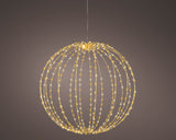 23" 480LED Micro LED Warm White & Classic Warm Hanging Ball