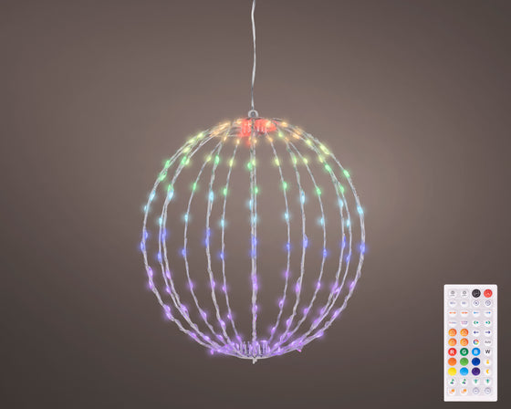 15" White Ball Micro Multi Color Changing LED
