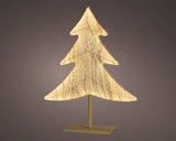 21" Warm White LED Tree On Stand