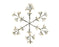 37" X 42" 480LED Warm White LED Flashing Silver Snowflake