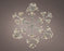 37" X 42" 480LED Warm White LED Flashing Silver Snowflake