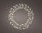 31" 500LED Warm White Silver Wreath
