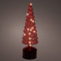 13" Micro LED Red Rotating Tree Battery Operated