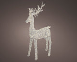 6.5 FT Silver Reindeer 2350LED Micro Warm White