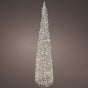 3 FT Silver Cone Tree Micro Warm White LED