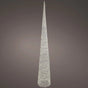 9 FT Silver Cone Tree Micro Warm White LED