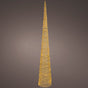 9 FT Gold Cone Tree Micro Classic Warm LED