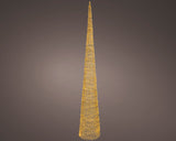 9 FT Gold Cone Tree Micro Classic Warm LED